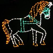 Image of Victorian Horse LED 43"